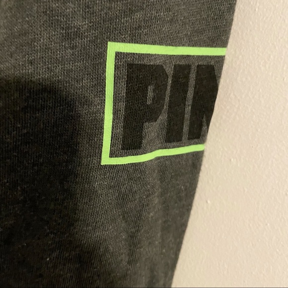 Dark Heathered Grey Victoria Secret Pink Quarter Zip - Picture 3 of 7